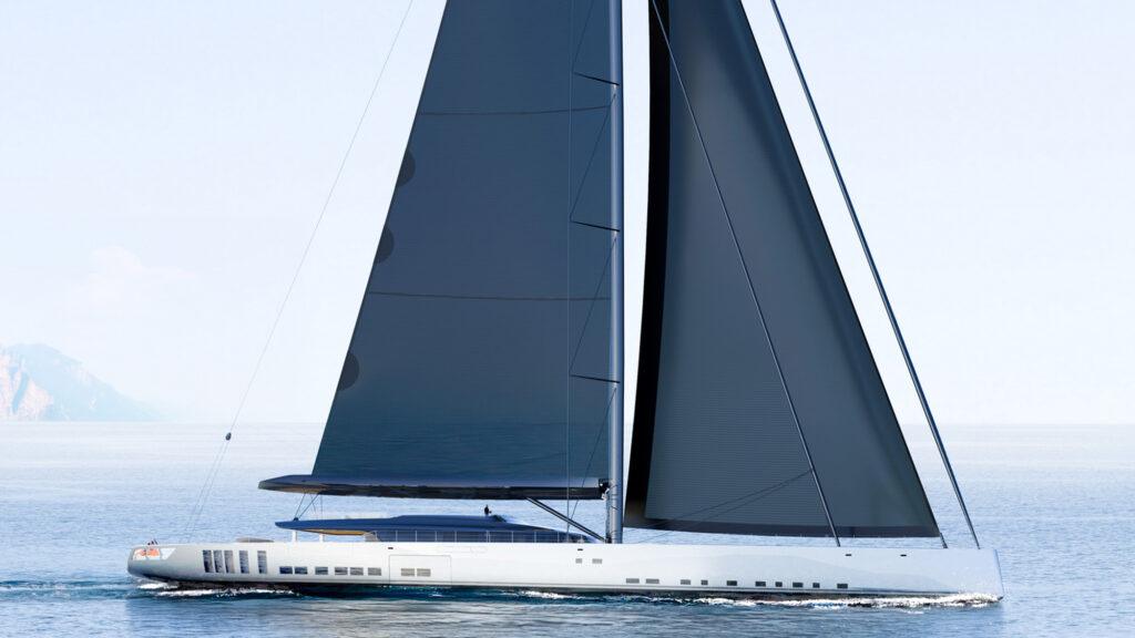luxury sailing yacht